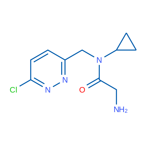 2-Amino-N-((6-chloropyridazin-3-yl)methyl)-N-cyclopropylacetamide 1g