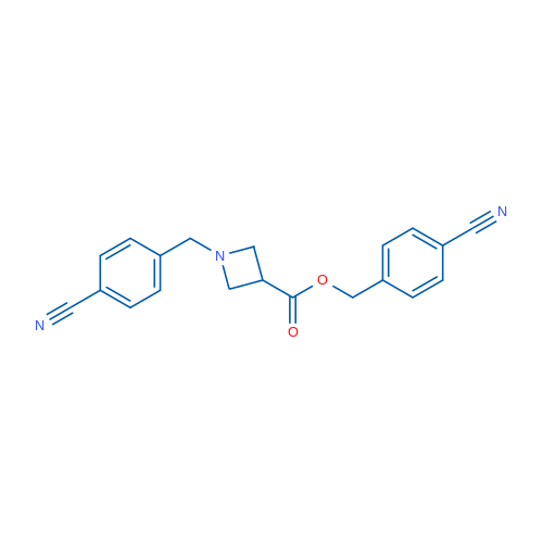 4-Cyanobenzyl 1-(4-cyanobenzyl)azetidine-3-carboxylate 1g