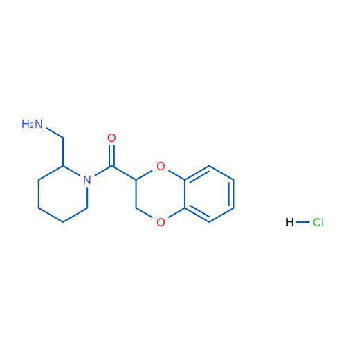 (2-(Aminomethyl)piperidin-1-yl)(2,3-dihydrobenzo[b][1,4]dioxin-2-yl)methanone hydrochloride 1g