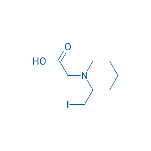 2-(2-(Iodomethyl)piperidin-1-yl)acetic acid 250mg