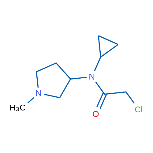 2-Chloro-N-cyclopropyl-N-(1-methylpyrrolidin-3-yl)acetamide 1g