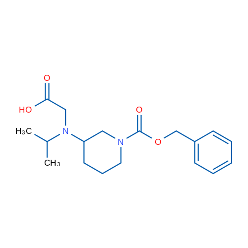 2-((1-((Benzyloxy)carbonyl)piperidin-3-yl)(isopropyl)amino)acetic acid 1g