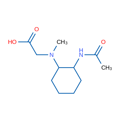 2-((2-Acetamidocyclohexyl)(methyl)amino)acetic acid 1g