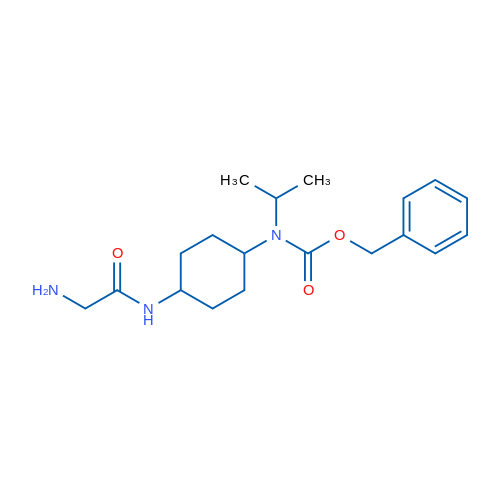 Benzyl (4-(2-aminoacetamido)cyclohexyl)(isopropyl)carbamate 1g