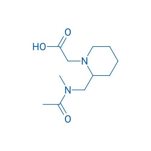 2-(2-((N-Methylacetamido)methyl)piperidin-1-yl)acetic acid 1g