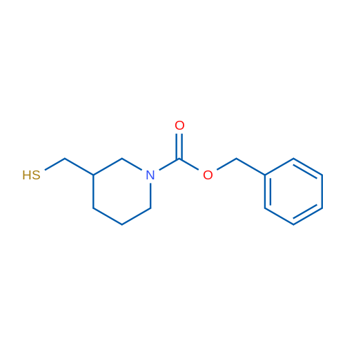 Benzyl 3-(mercaptomethyl)piperidine-1-carboxylate 1g