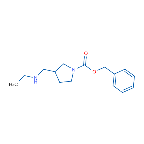 Benzyl 3-((ethylamino)methyl)pyrrolidine-1-carboxylate 1g
