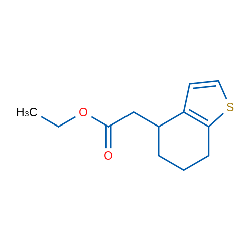 Ethyl 2-(4,5,6,7-tetrahydrobenzo[b]thiophen-4-yl)acetate 1g