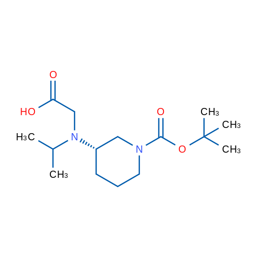 (S)-2-((1-(tert-Butoxycarbonyl)piperidin-3-yl)(isopropyl)amino)acetic acid 1g