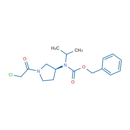 (S)-Benzyl (1-(2-chloroacetyl)pyrrolidin-3-yl)(isopropyl)carbamate 1g