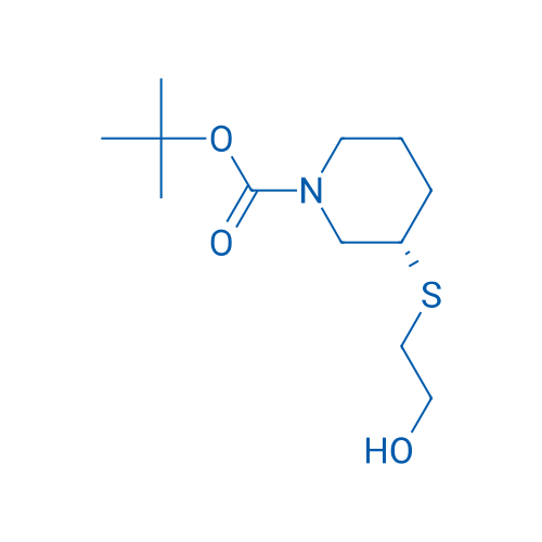 (S)-tert-Butyl 3-((2-hydroxyethyl)thio)piperidine-1-carboxylate 1g