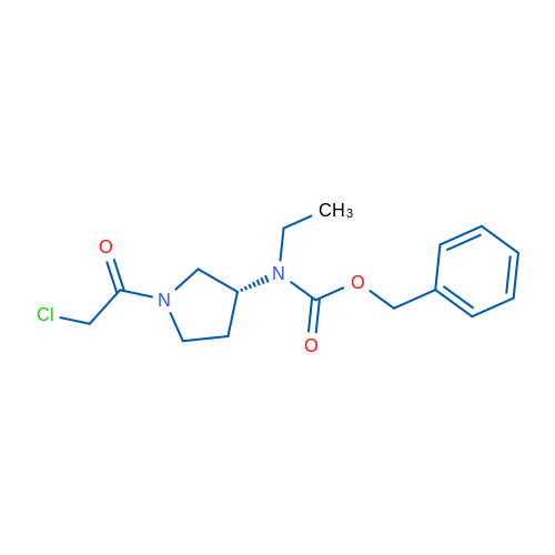 (R)-Benzyl (1-(2-chloroacetyl)pyrrolidin-3-yl)(ethyl)carbamate 1g