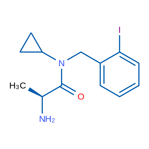 (S)-2-Amino-N-cyclopropyl-N-(2-iodobenzyl)propanamide 1g