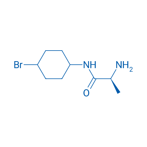 (S)-2-Amino-N-(4-bromocyclohexyl)propanamide 250mg