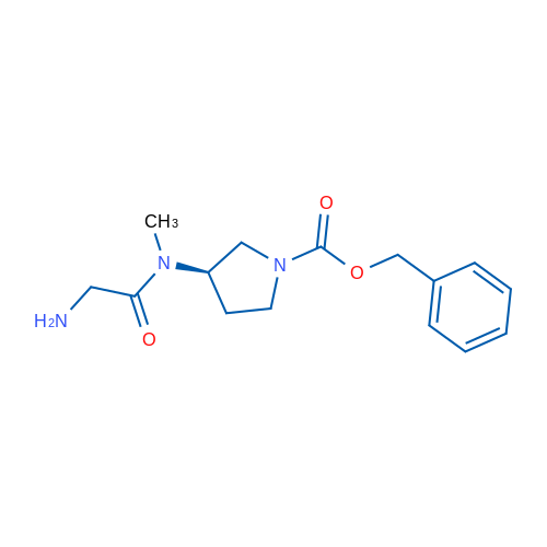 (R)-Benzyl 3-(2-amino-N-methylacetamido)pyrrolidine-1-carboxylate 1g