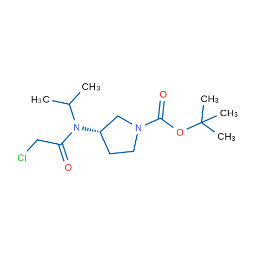 (S)-tert-Butyl 3-(2-chloro-N-isopropylacetamido)pyrrolidine-1-carboxylate 1g
