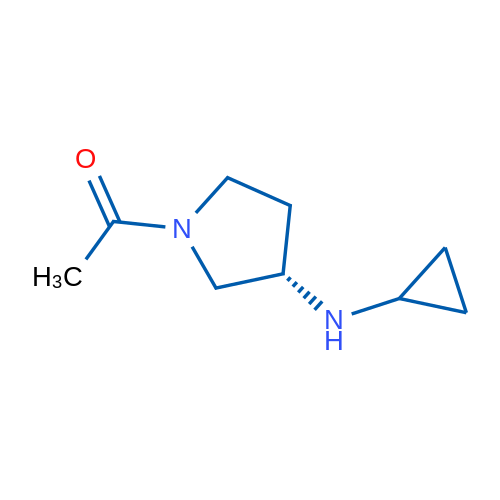 (S)-1-(3-(Cyclopropylamino)pyrrolidin-1-yl)ethanone 1g