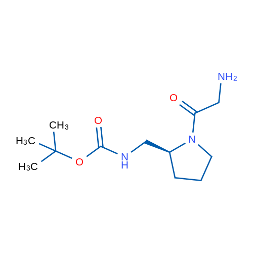 (S)-tert-Butyl ((1-(2-aminoacetyl)pyrrolidin-2-yl)methyl)carbamate 1g
