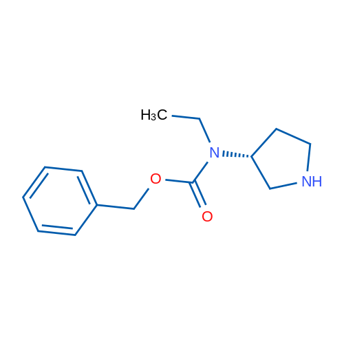 (R)-Benzyl ethyl(pyrrolidin-3-yl)carbamate 1g