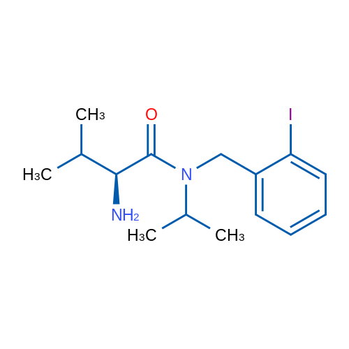 (S)-2-Amino-N-(2-iodobenzyl)-N-isopropyl-3-methylbutanamide 1g