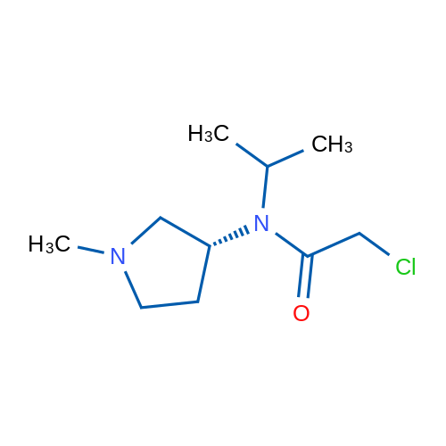 (R)-2-Chloro-N-isopropyl-N-(1-methylpyrrolidin-3-yl)acetamide 1g
