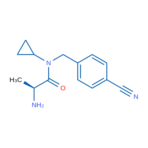 (S)-2-Amino-N-(4-cyanobenzyl)-N-cyclopropylpropanamide 1g