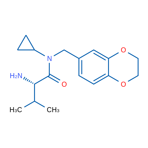(S)-2-Amino-N-cyclopropyl-N-((2,3-dihydrobenzo[b][1,4]dioxin-6-yl)methyl)-3-methylbutanamide 1g