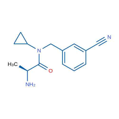 (S)-2-Amino-N-(3-cyanobenzyl)-N-cyclopropylpropanamide 1g