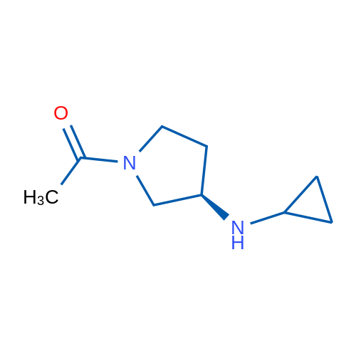 (R)-1-(3-(Cyclopropylamino)pyrrolidin-1-yl)ethanone 1g