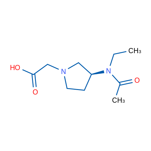 (S)-2-(3-(N-Ethylacetamido)pyrrolidin-1-yl)acetic acid 1g