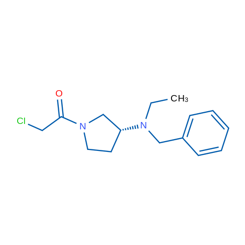 (R)-1-(3-(Benzyl(ethyl)amino)pyrrolidin-1-yl)-2-chloroethanone 1g