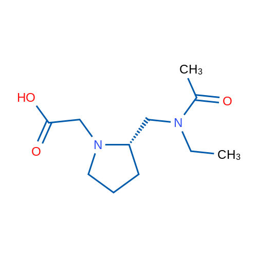 (S)-2-(2-((N-Ethylacetamido)methyl)pyrrolidin-1-yl)acetic acid 1g