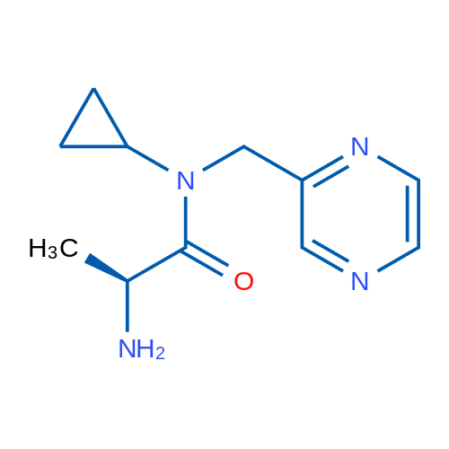 (S)-2-Amino-N-cyclopropyl-N-(pyrazin-2-ylmethyl)propanamide 1g