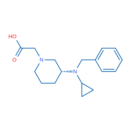 (R)-2-(3-(Benzyl(cyclopropyl)amino)piperidin-1-yl)acetic acid 1g