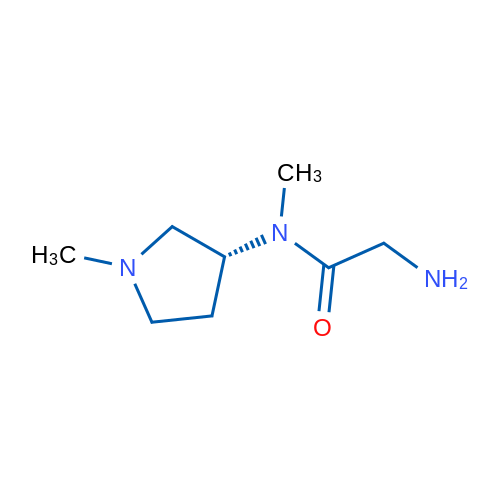 (R)-2-Amino-N-methyl-N-(1-methylpyrrolidin-3-yl)acetamide 1g