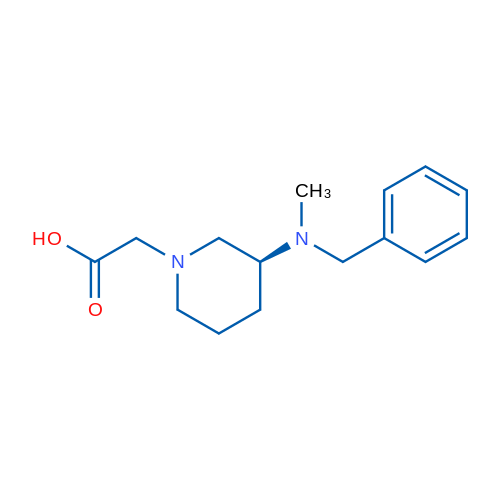 (S)-2-(3-(Benzyl(methyl)amino)piperidin-1-yl)acetic acid 1g