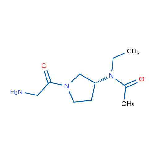 (R)-N-(1-(2-Aminoacetyl)pyrrolidin-3-yl)-N-ethylacetamide 1g