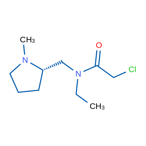 (S)-2-Chloro-N-ethyl-N-((1-methylpyrrolidin-2-yl)methyl)acetamide 1g