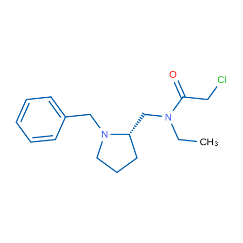 (S)-N-((1-Benzylpyrrolidin-2-yl)methyl)-2-chloro-N-ethylacetamide 1g