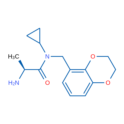 (S)-2-Amino-N-cyclopropyl-N-((2,3-dihydrobenzo[b][1,4]dioxin-5-yl)methyl)propanamide 1g