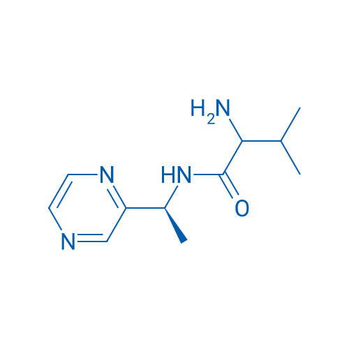 2-Amino-3-methyl-N-((S)-1-(pyrazin-2-yl)ethyl)butanamide 1g
