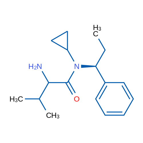 2-Amino-N-cyclopropyl-3-methyl-N-((S)-1-phenylpropyl)butanamide 1g