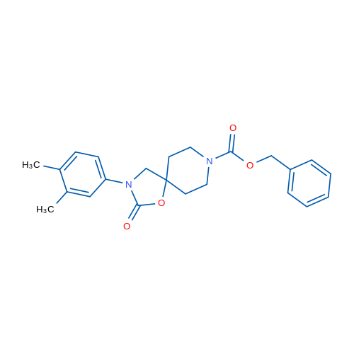 Benzyl 3-(3,4-dimethylphenyl)-2-oxo-1-oxa-3,8-diazaspiro[4.5]decane-8-carboxylate 1g