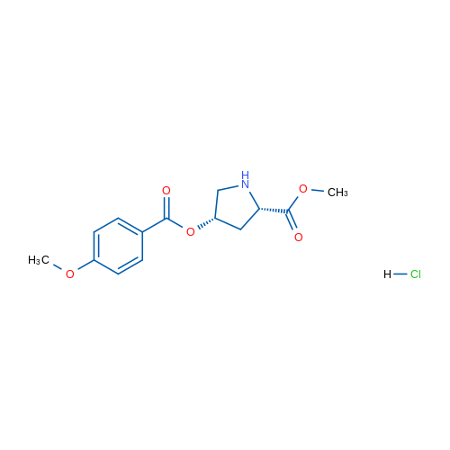 (2S,4S)-Methyl 4-((4-methoxybenzoyl)oxy)pyrrolidine-2-carboxylate hydrochloride 5g