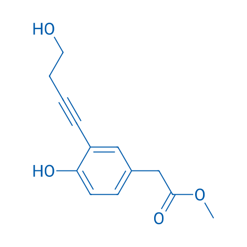 Methyl 2-(4-hydroxy-3-(4-hydroxybut-1-yn-1-yl)phenyl)acetate 1g