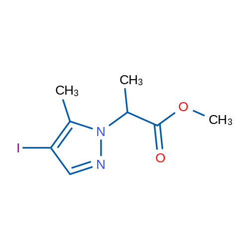 Methyl 2-(4-iodo-5-methyl-1H-pyrazol-1-yl)propanoate 5g