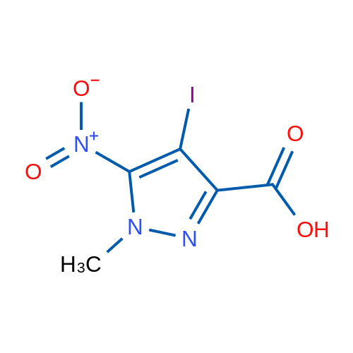 4-Iodo-1-methyl-5-nitro-1H-pyrazole-3-carboxylic acid 1g