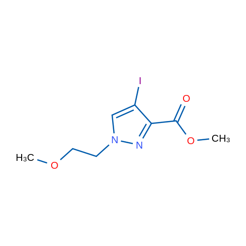 Methyl 4-iodo-1-(2-methoxyethyl)-1H-pyrazole-3-carboxylate 1g