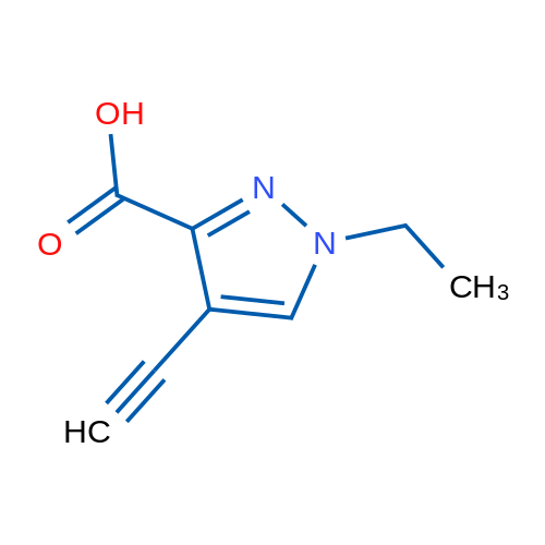 1-Ethyl-4-ethynyl-1H-pyrazole-3-carboxylic acid 1g