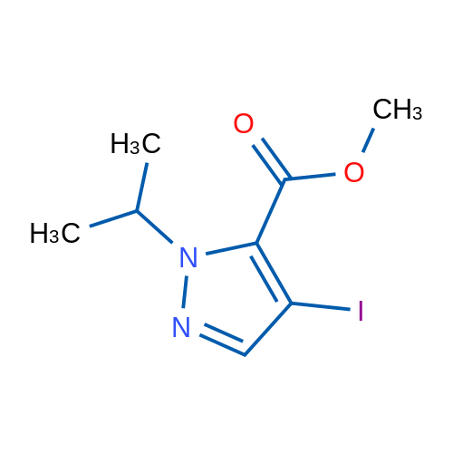 Methyl 4-iodo-1-isopropyl-1H-pyrazole-5-carboxylate 5g